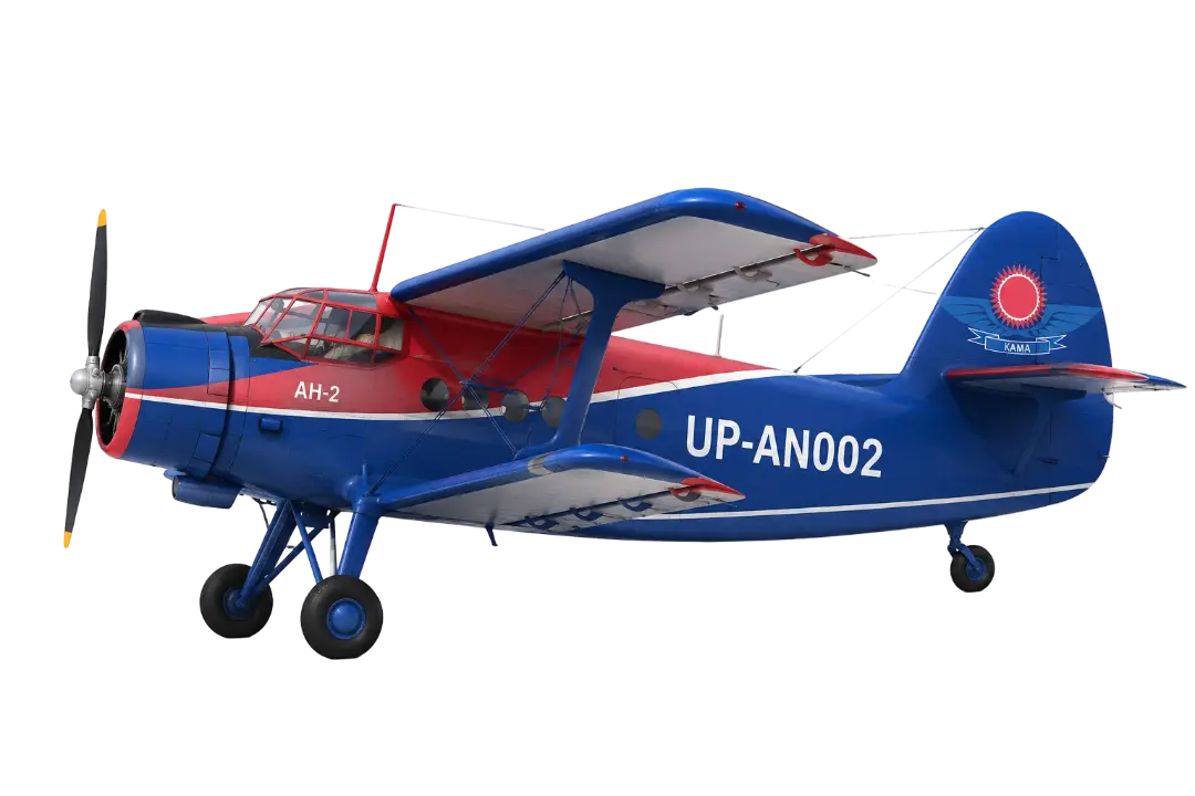 Антонов Ан-2 UP-AN002 — самолёт АУЦ КАМА