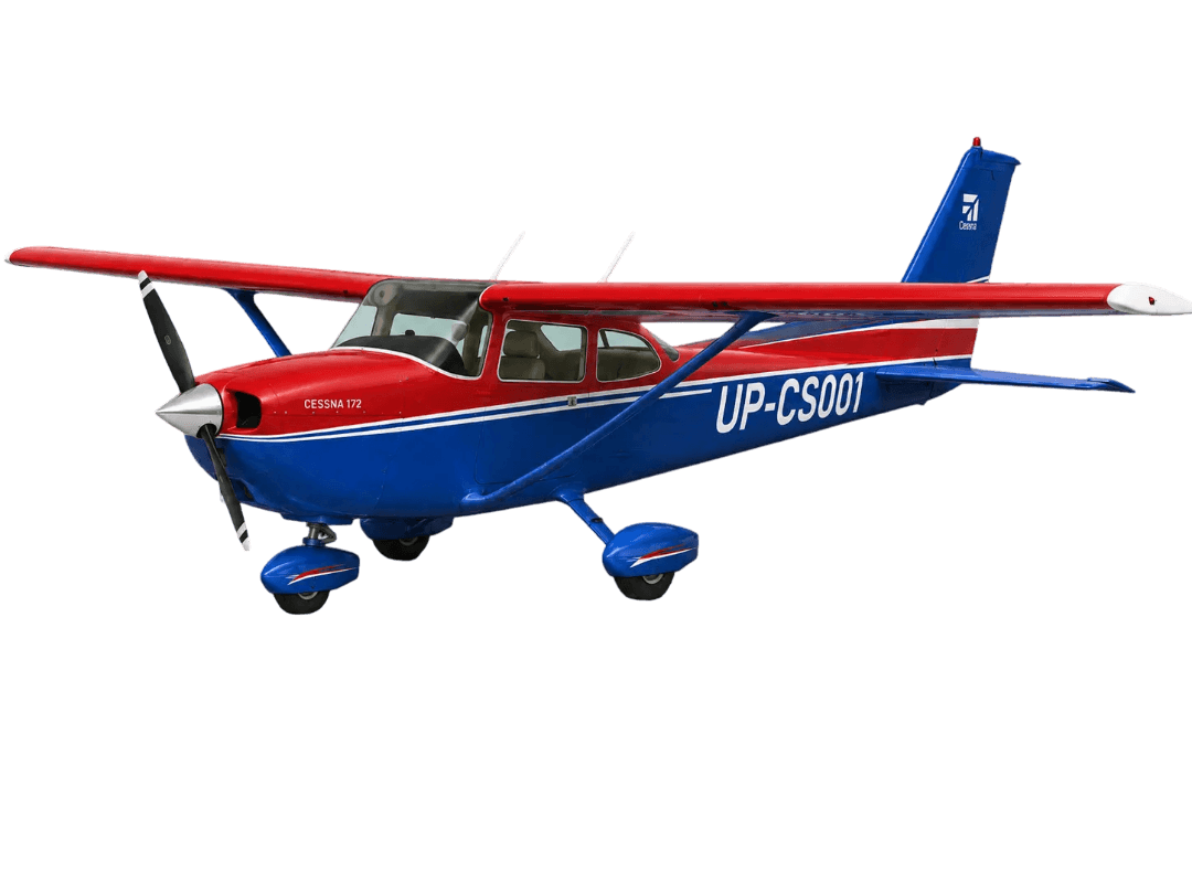 Cessna 172 UP-CS001 — учебный самолёт АУЦ КАМА